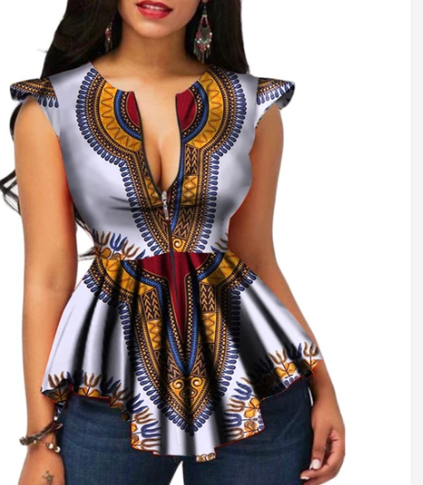 Classy Cotton African Ladies blouse