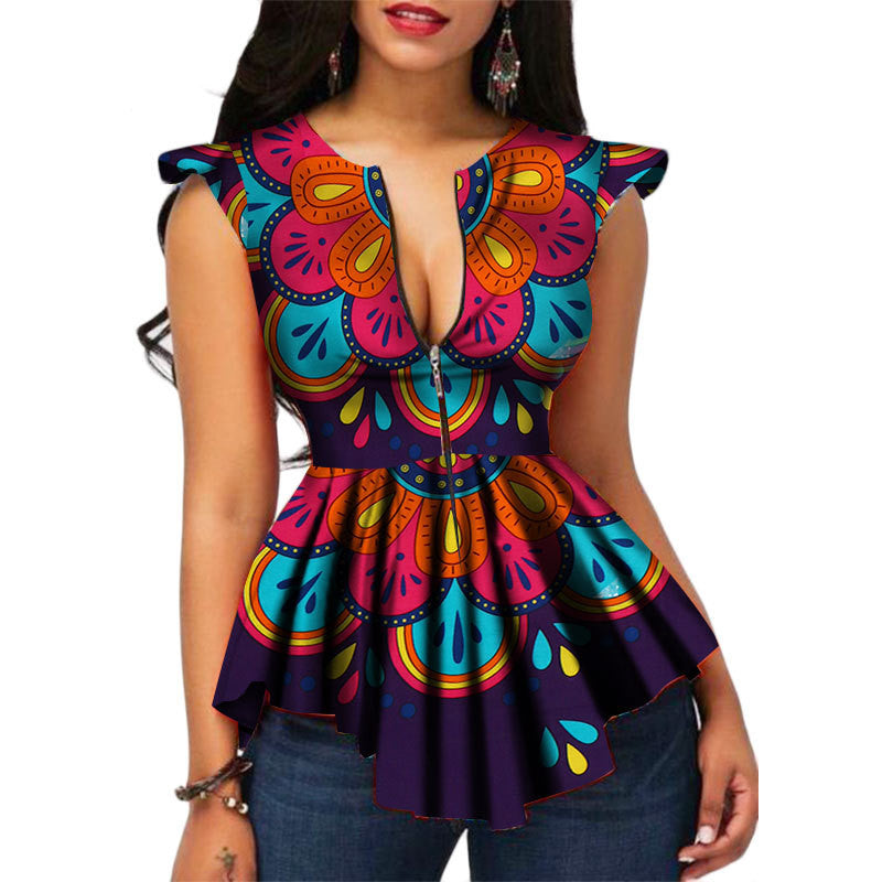 Classy Cotton African Ladies blouse