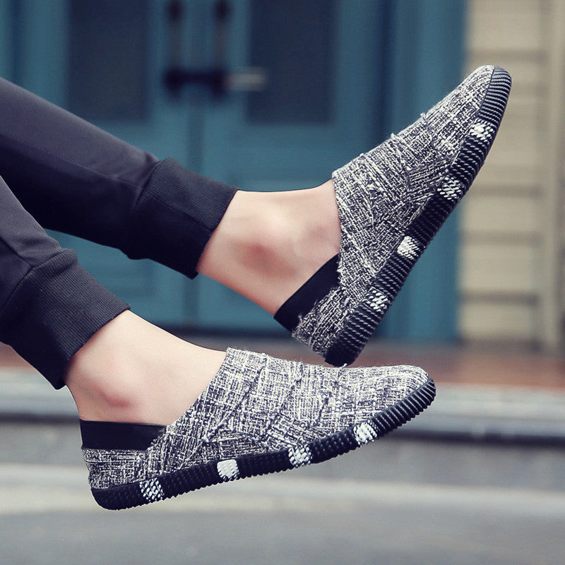 Braided slip-on espadrilles