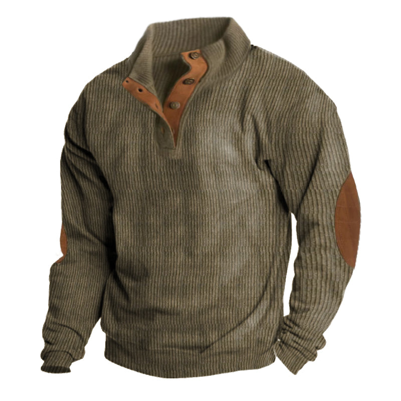 Men's jumper with buttons