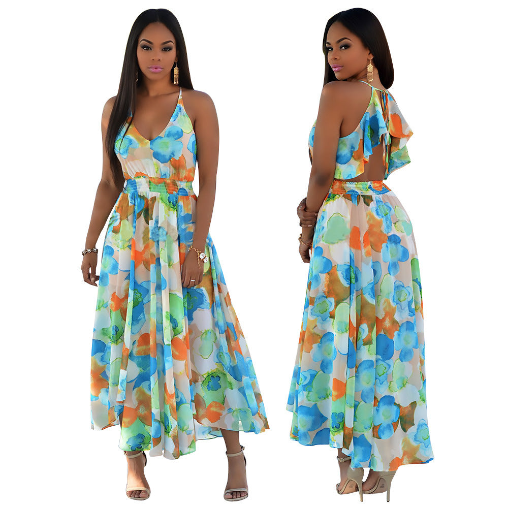 Customised printed dress fashion