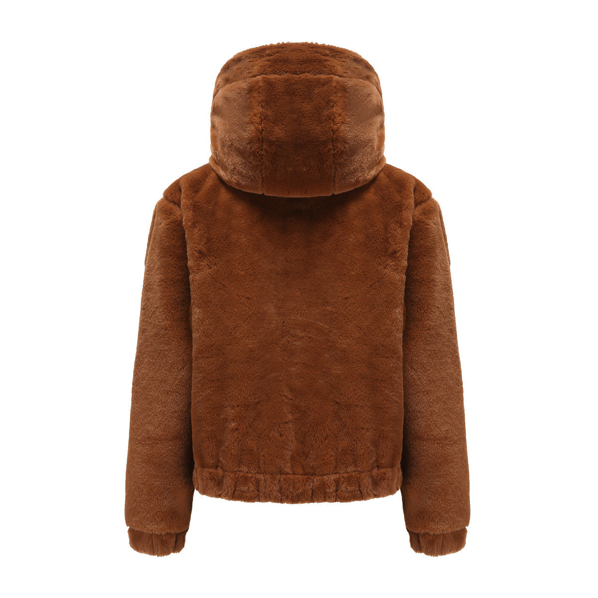 Women - Hooded Jacket - Plush Cotton - Cozy Winter Outerwear for Ultimate Comfort