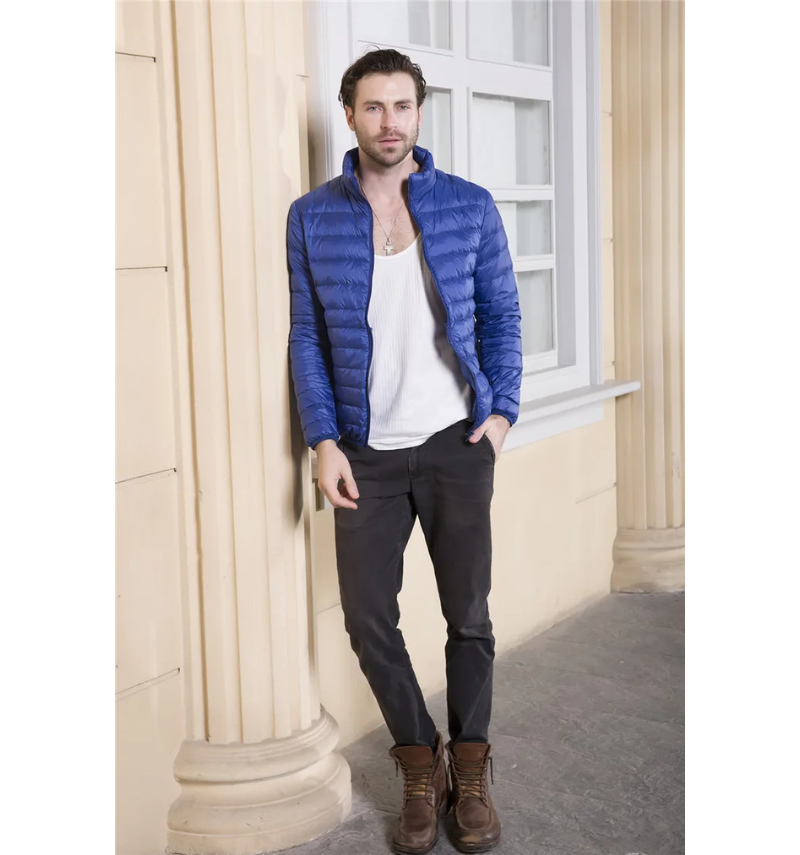 Men's Casual quilted transition jacket