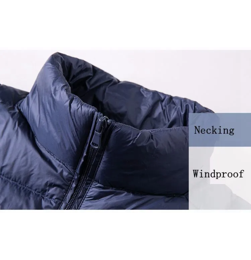 Men's windproof quilted transitional jacket