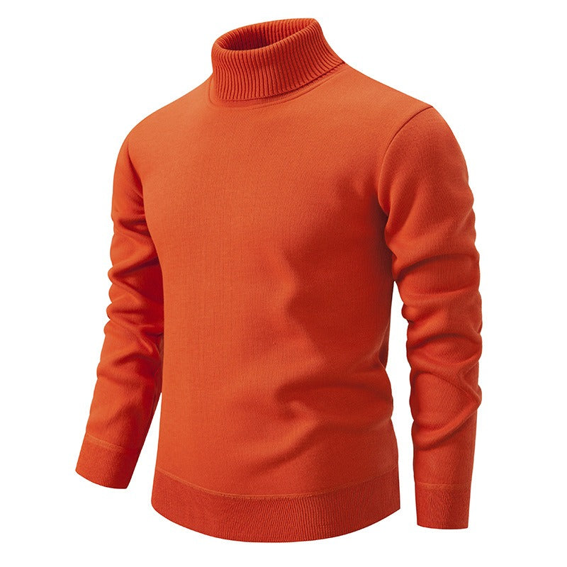 Men - Turtleneck Jumper - Velvet Slim Fit - Stylish Knitwear for All Occasions