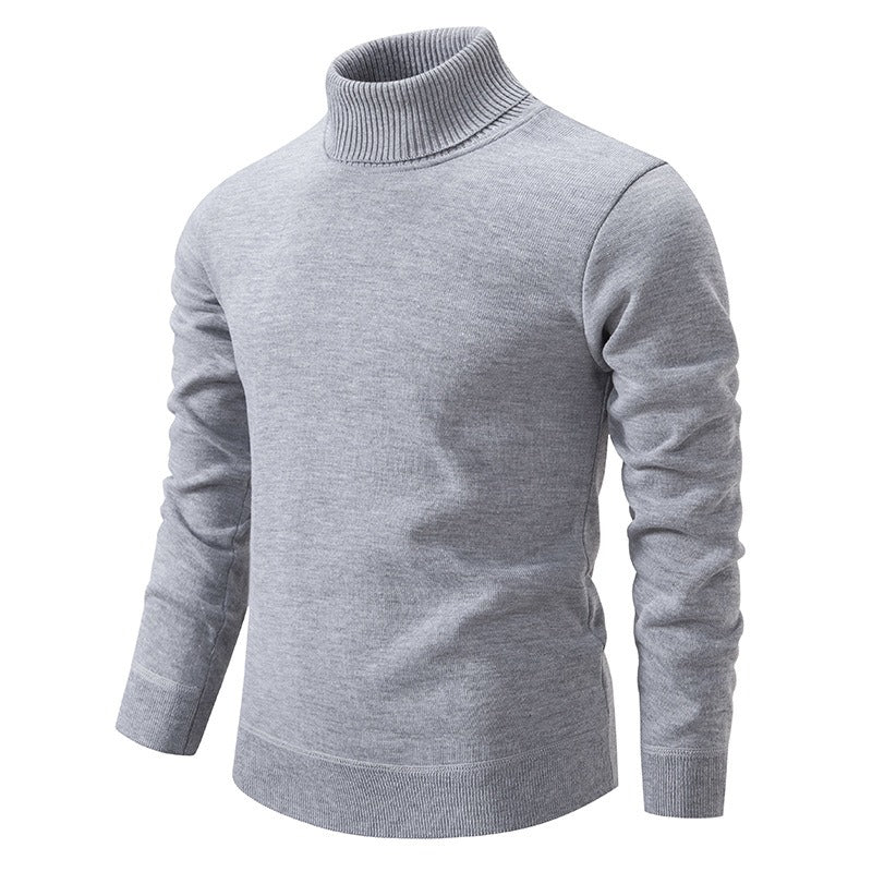 Men - Turtleneck Jumper - Velvet Slim Fit - Stylish Knitwear for All Occasions