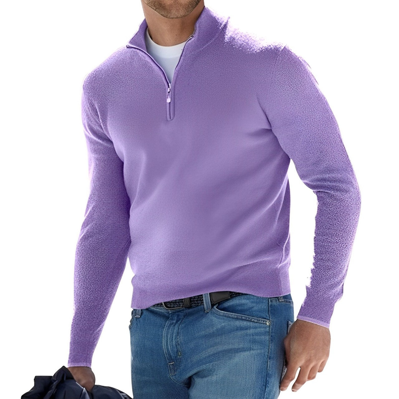 Men - Cashmere Jumper - Slim Fit - Luxurious Soft Cashmere Sweater for Ultimate Comfort and Style