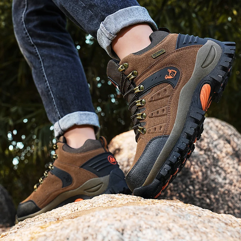 Hiking Shoes Men's Non-slip Waterproof Outdoor Trekking