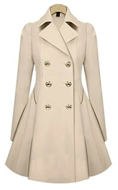 Women's Trench Coat - Stylish Design - Perfect for Chic Outfits - Fashionable Outerwear