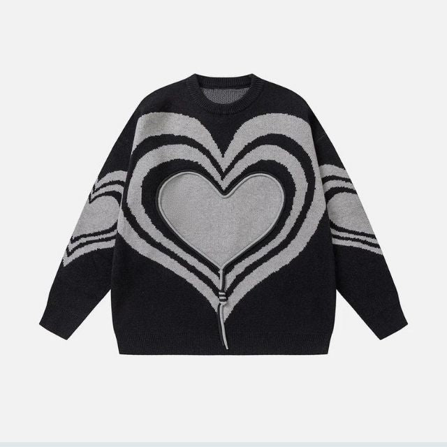 Sweater with a brave heart