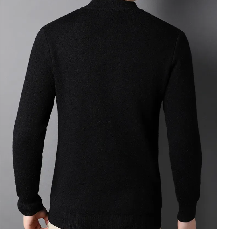 Warm knitted jumper in soft wool