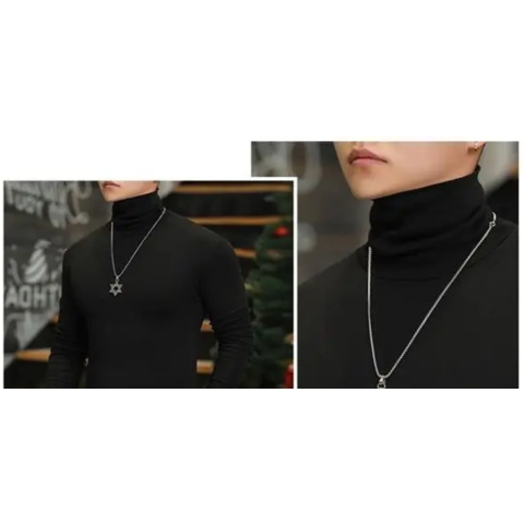 Breathable turtleneck jumper for everyday wear