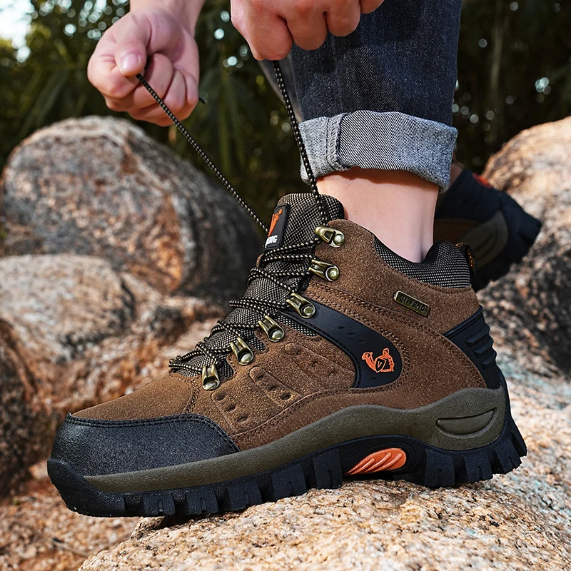 Hiking Shoes Men's Non-slip Waterproof Outdoor Trekking