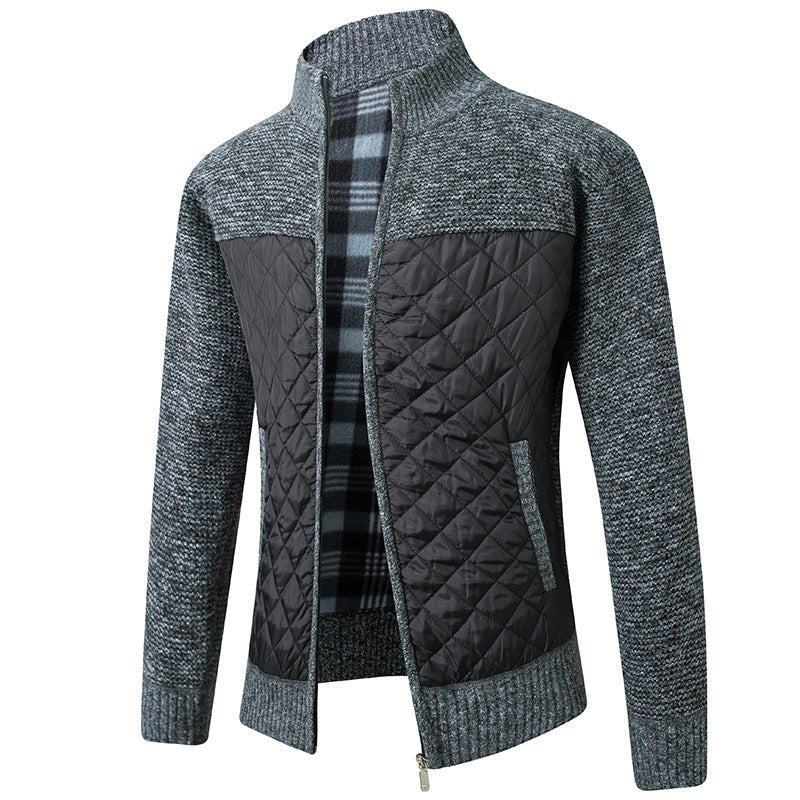 Men's knitted jacket