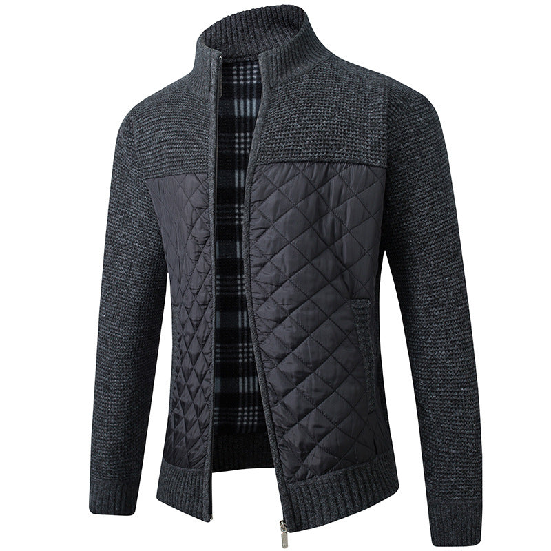 Men's knitted jacket