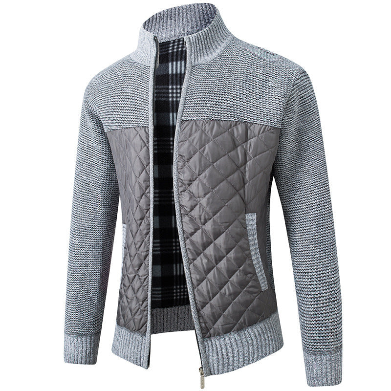 Men's knitted jacket