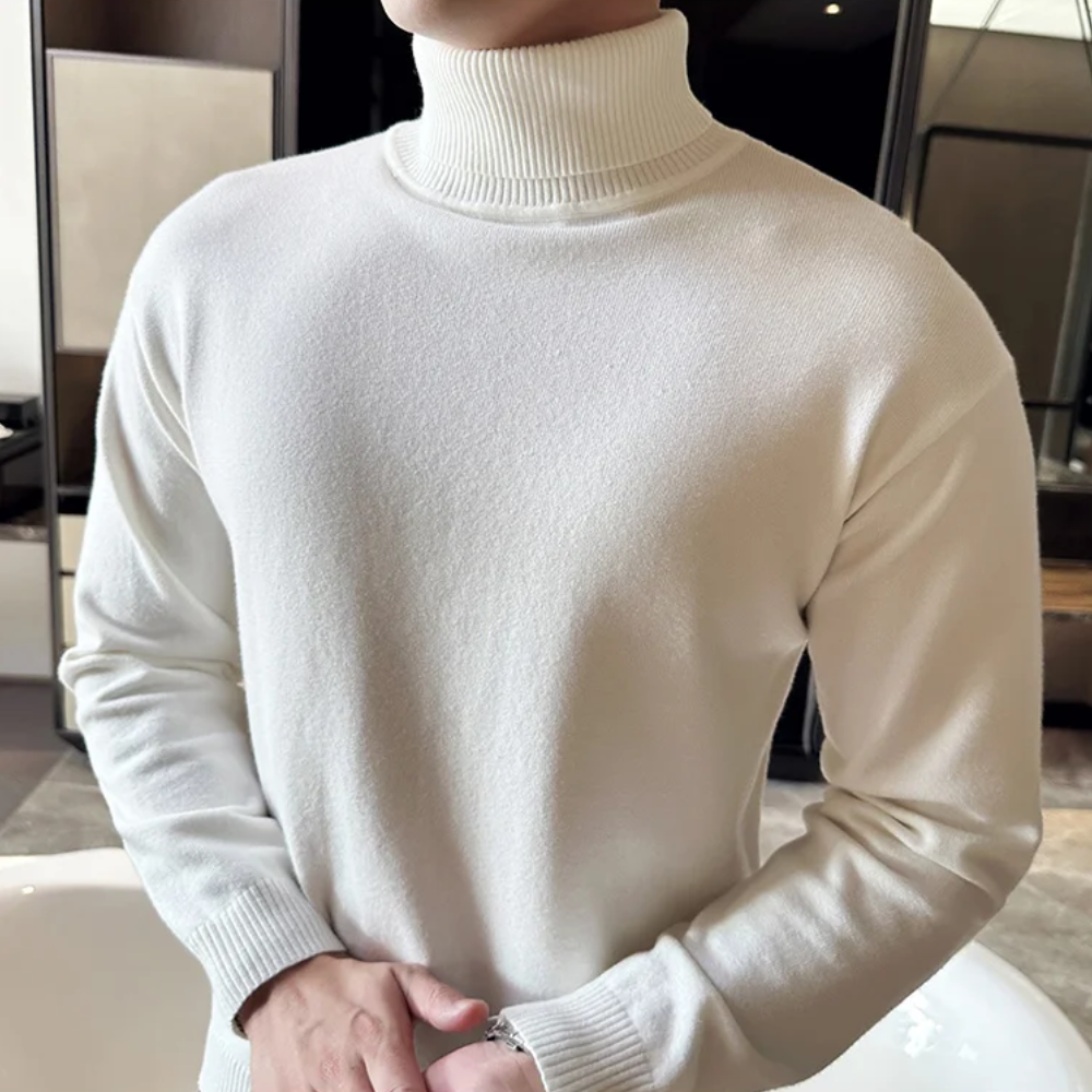 Comfortable fit Turtleneck jumper men