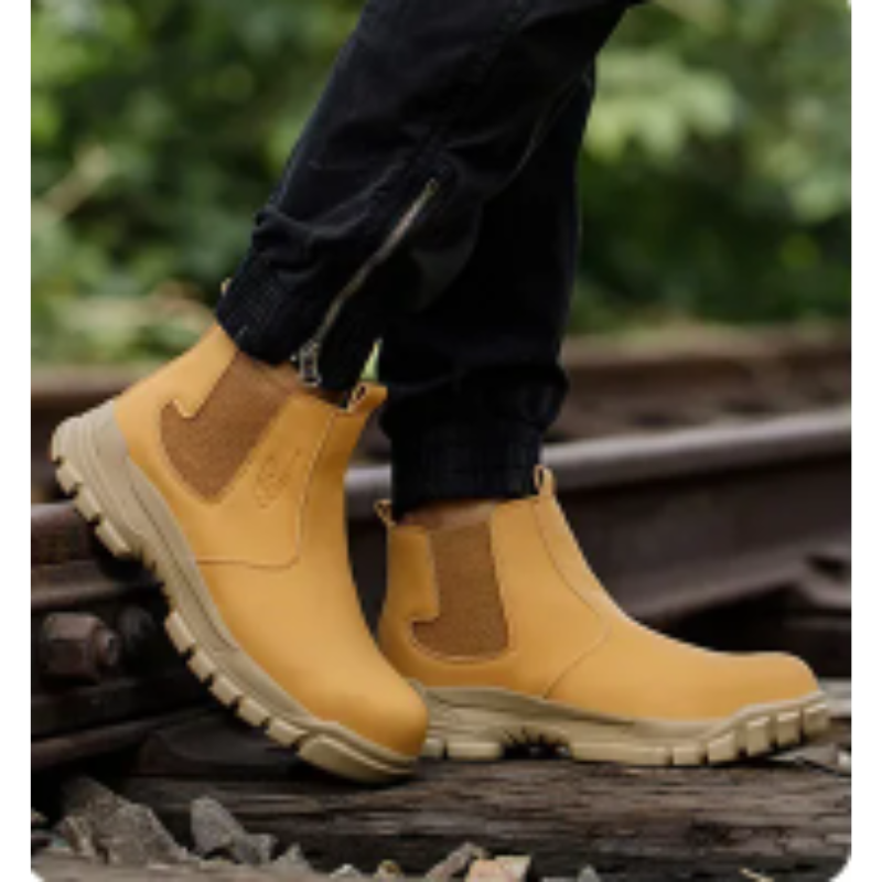 Boots with waterproof upper and padded sole