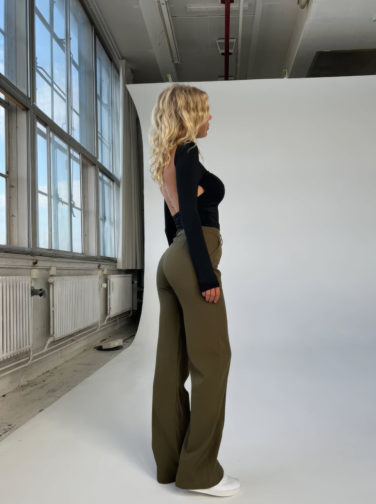 Comfortable wide trousers