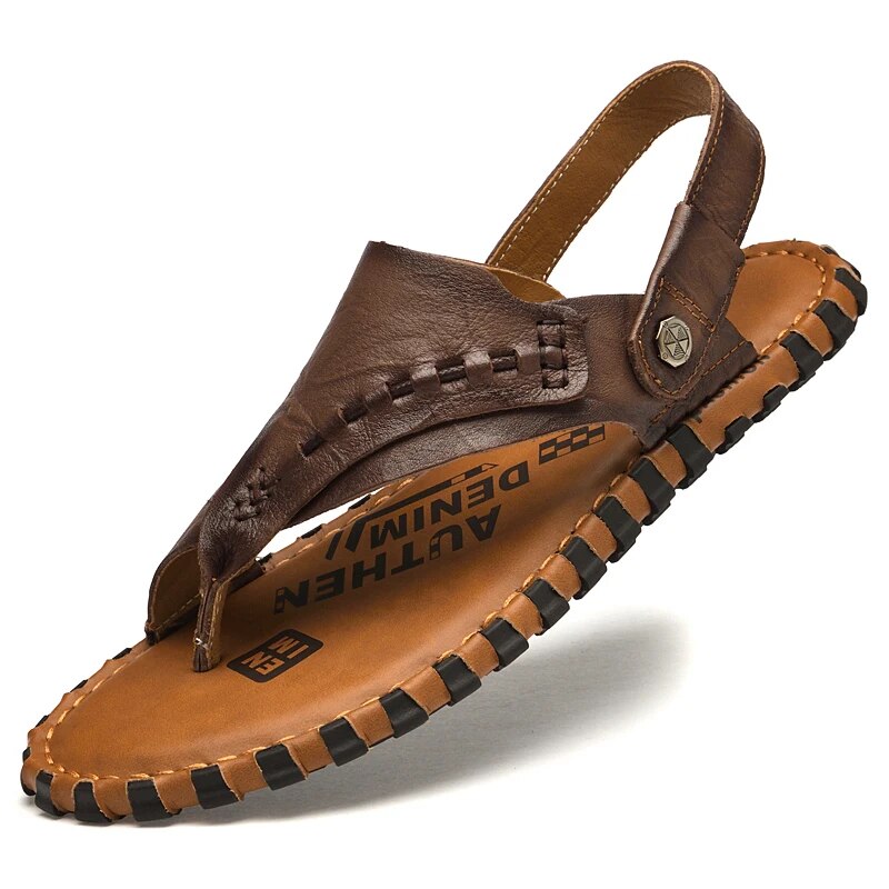 Men's Non-Slip Leather Summer Sandals