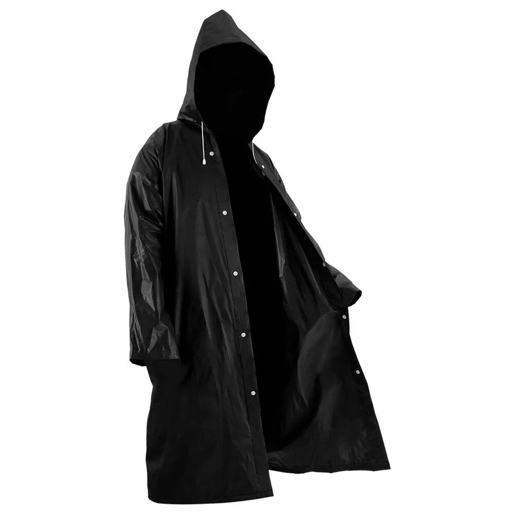 Men's mackintosh long waterproof lightweight with hood