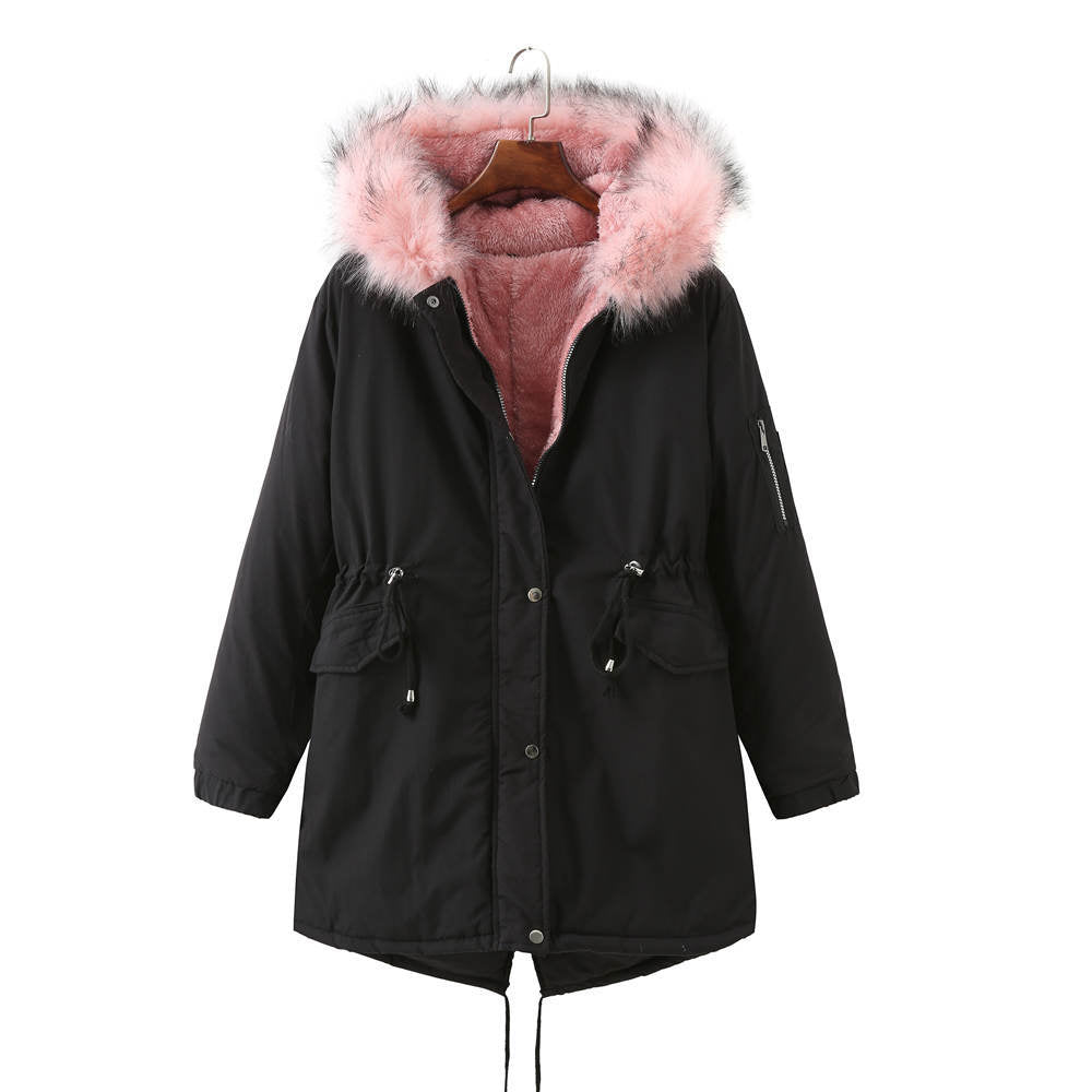 Women - Winter Jacket - Thick Fleece Cotton - Warm & Stylish Cold Weather Outerwear