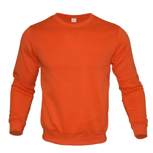 Round neck long sleeve basic jumper