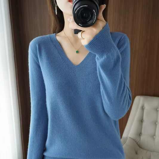 Knitted cashmere jumper