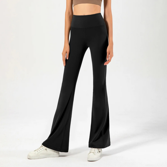 Seamless Flared Pants Ladies with High Waist and Stretch