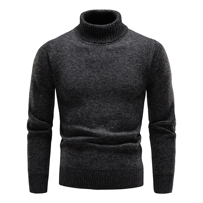 Stylish knitted turtleneck