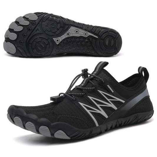 Quick drying athletic running barefoot shoes mens