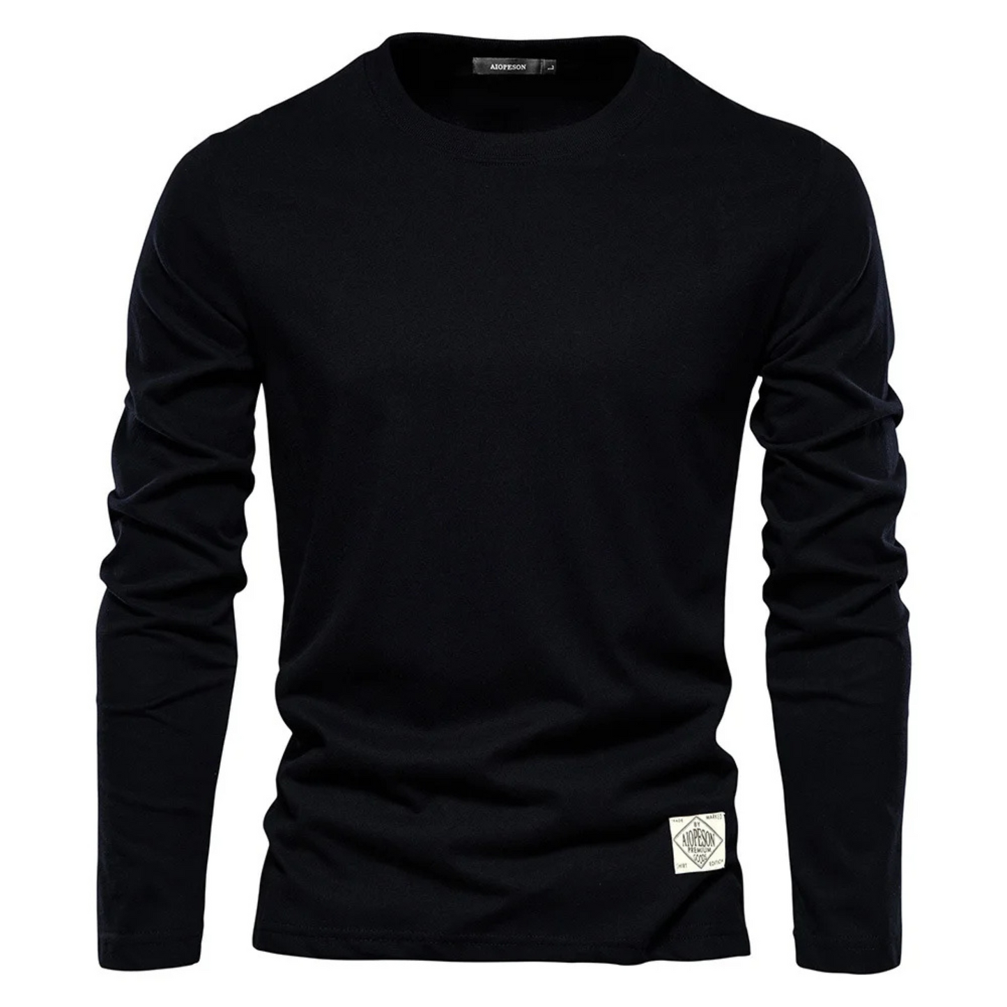 Round neck cotton shirt for men