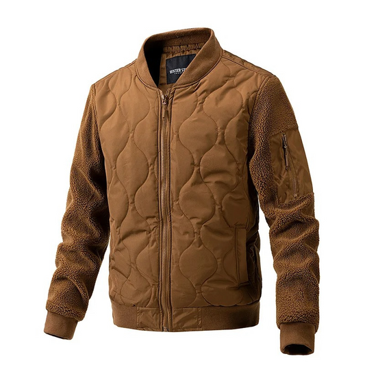 Men's quilted transitional jacket With zip