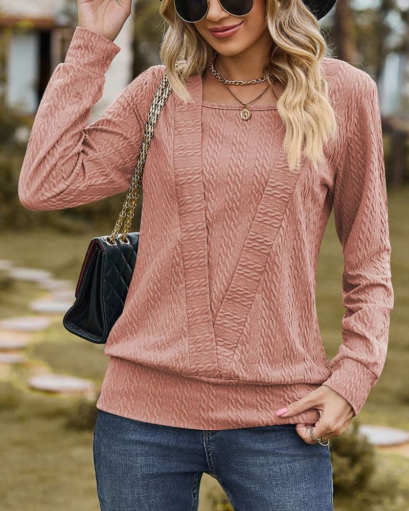 Long-sleeved blouse