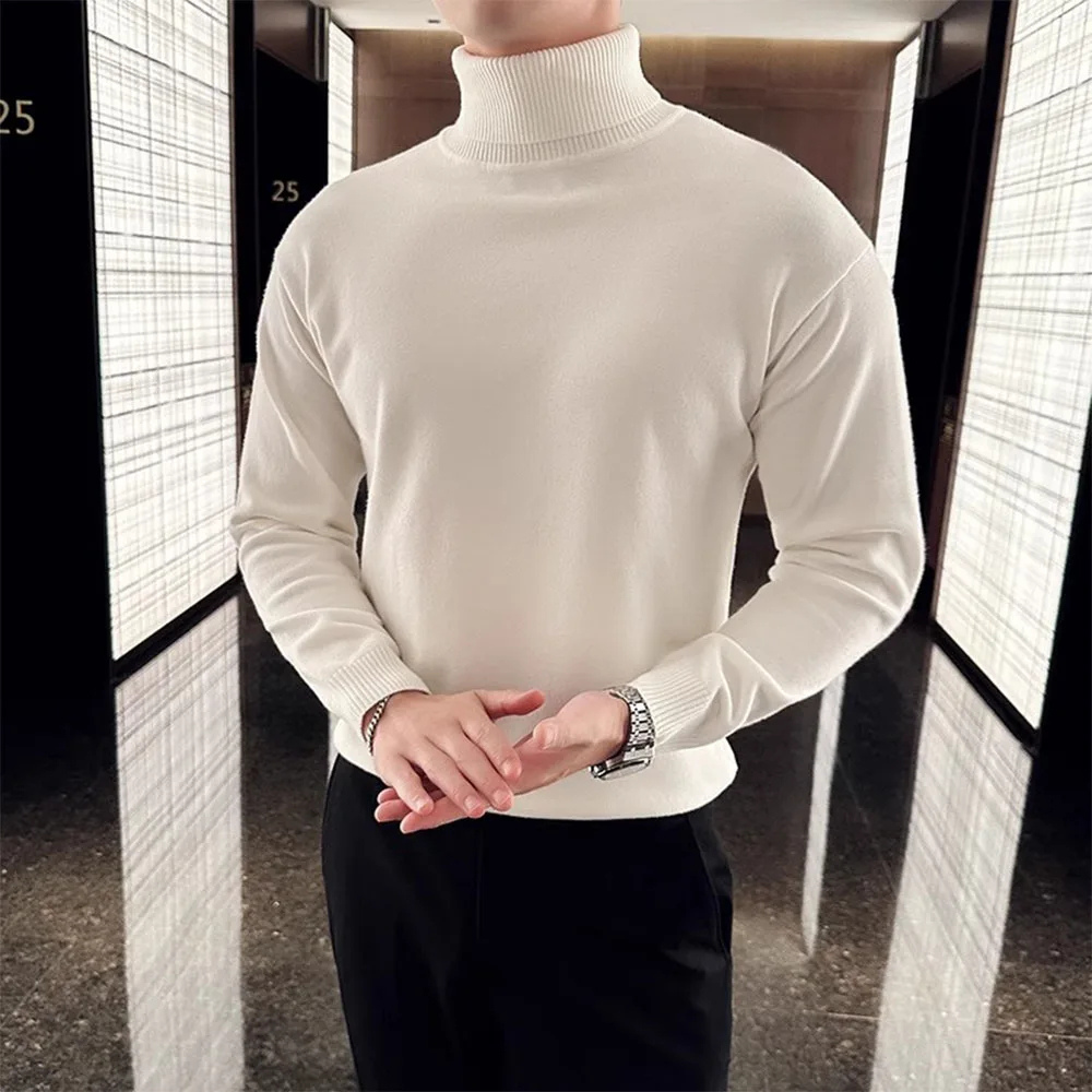 Comfortable fit Turtleneck jumper men