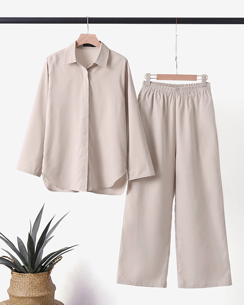 Comfortable linen summer set