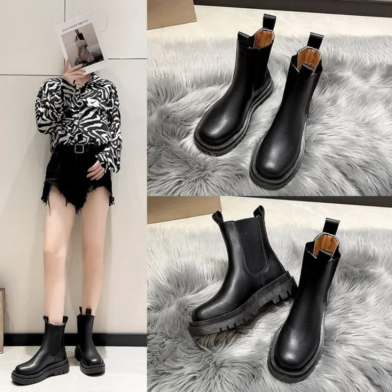 Women's Boots Easy Slip On with Elastic Sides