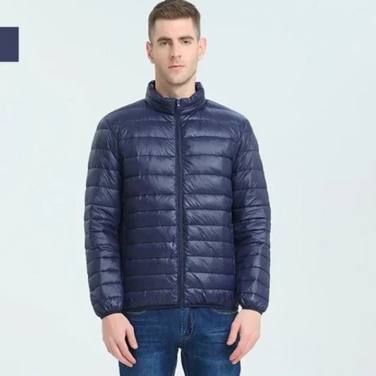 Men's quilted transition jacket lightweight, Insulated, With zip