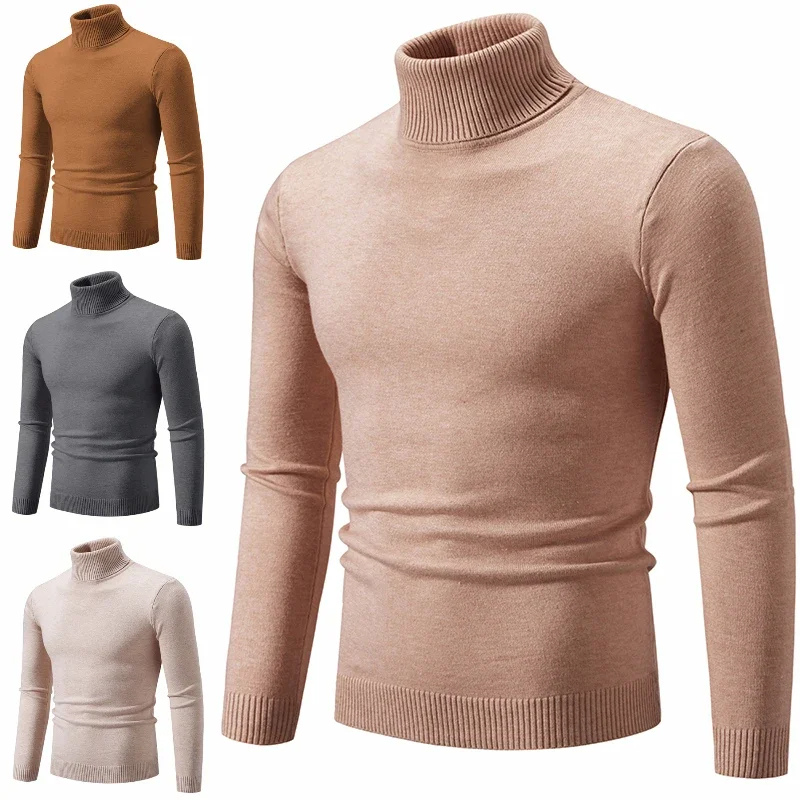 Stylish turtleneck jumper for cold days