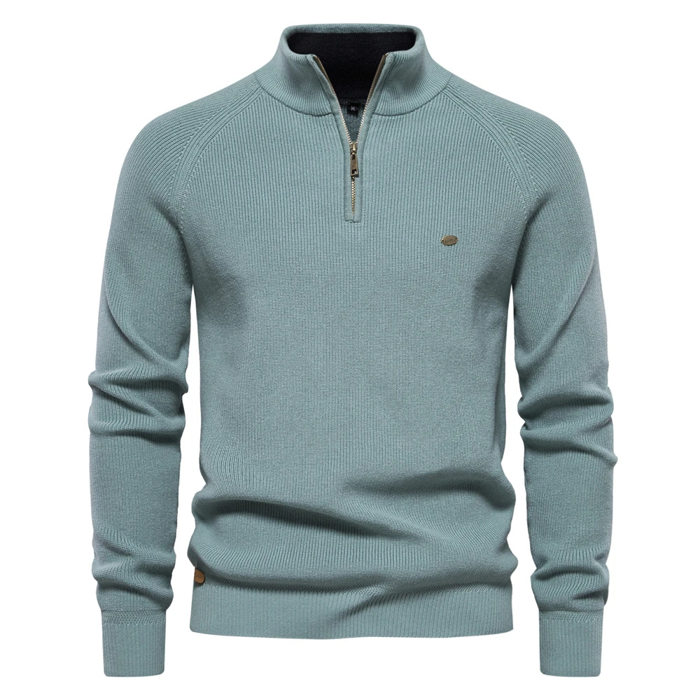 Half zip men's jumper for a casual and stylish look