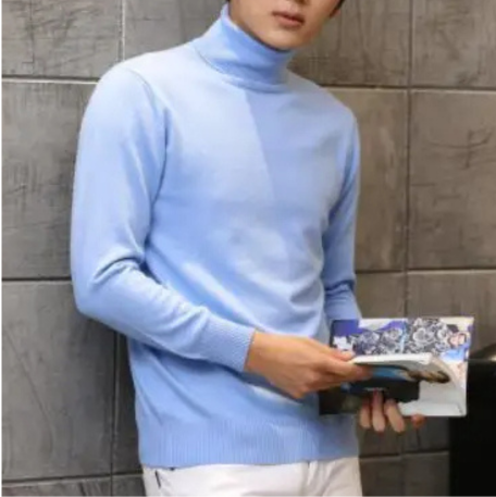 Elegant knit  turtleneck jumper men