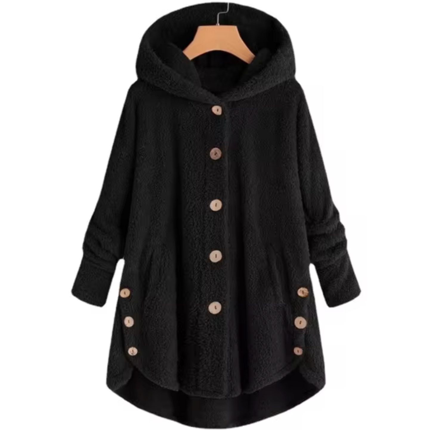 Plush wool teddy coat