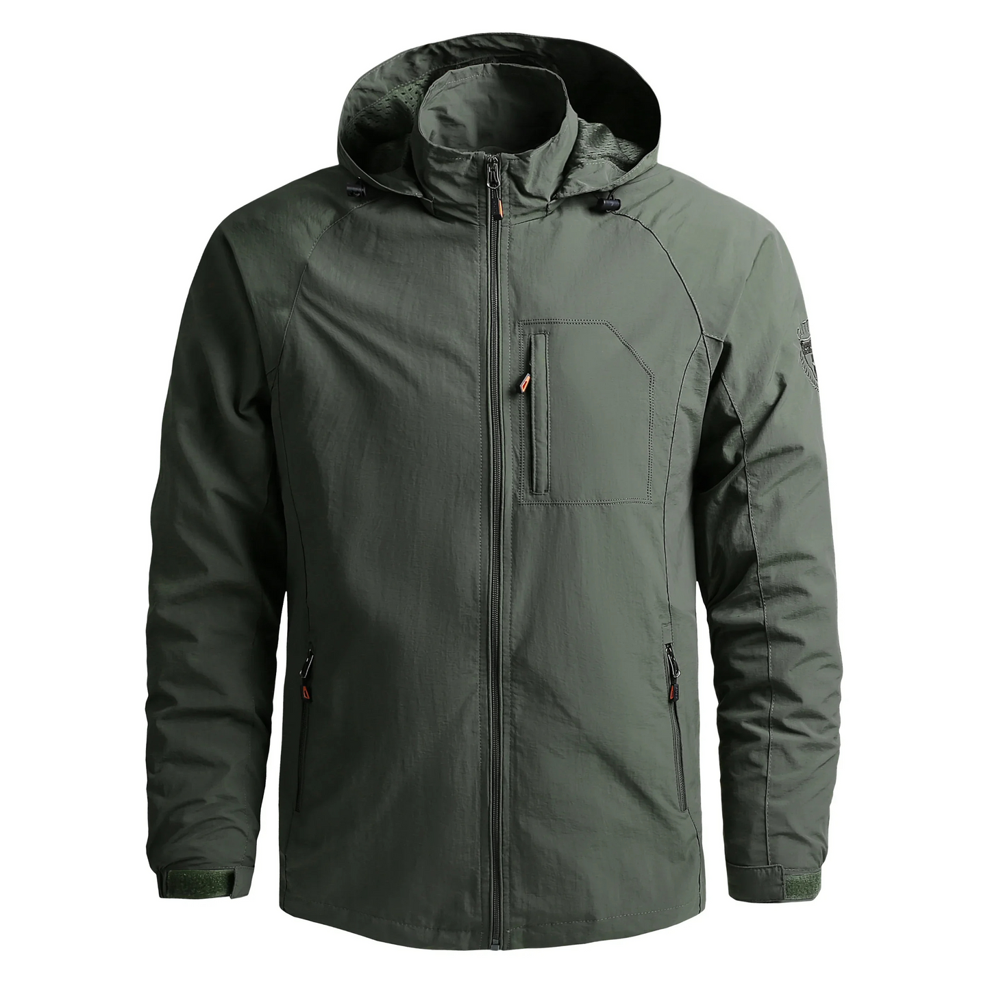 Men's mackintosh Lightweight waterproof with hood for trekking