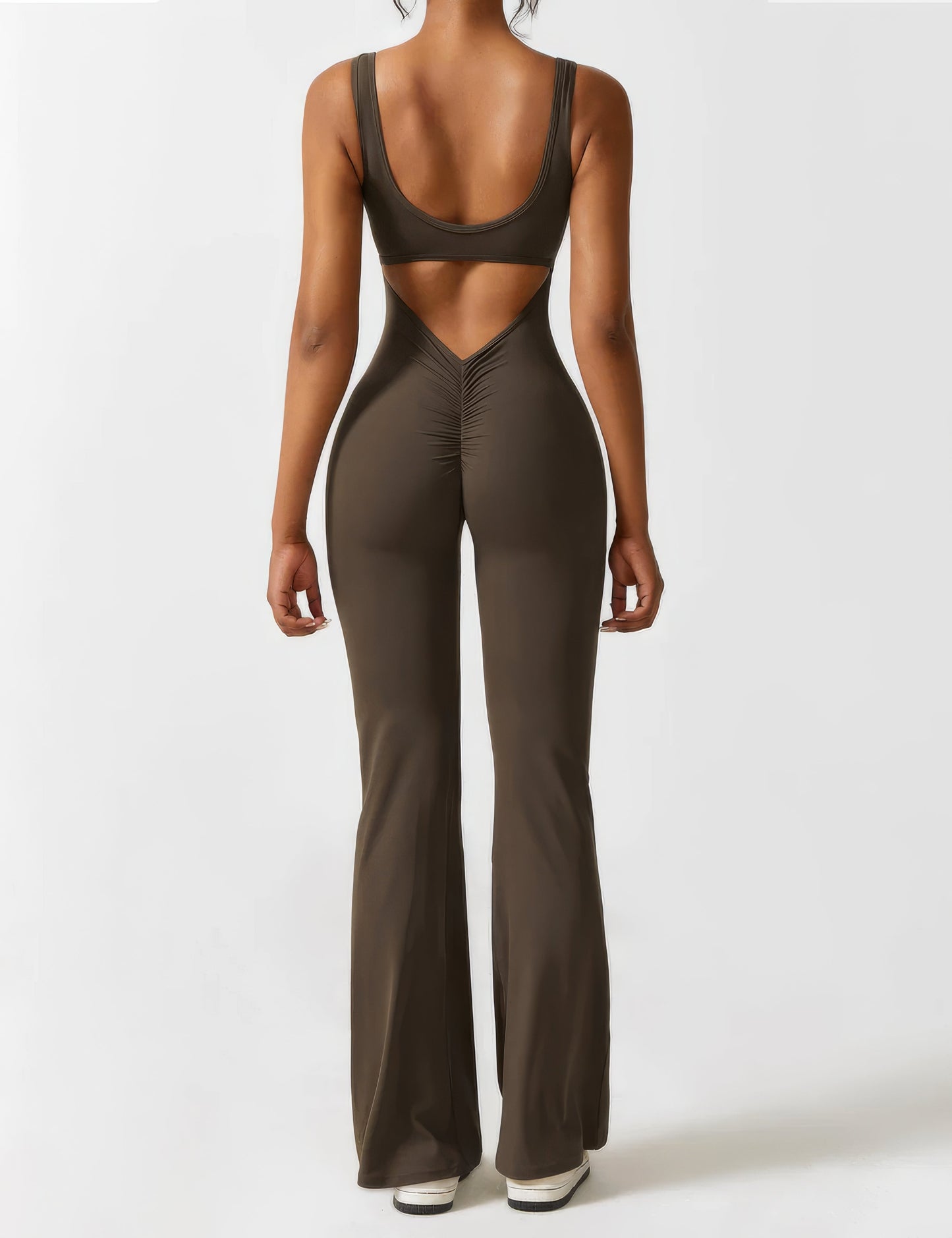 Jumpsuit with bell-bottoms