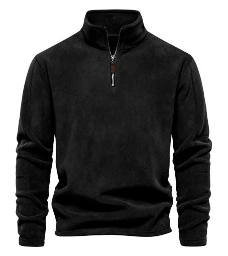 Men - Fleece Zip-Up Jumper - Comfortable and Stylish Winter Layer - Perfect for Cold Weather