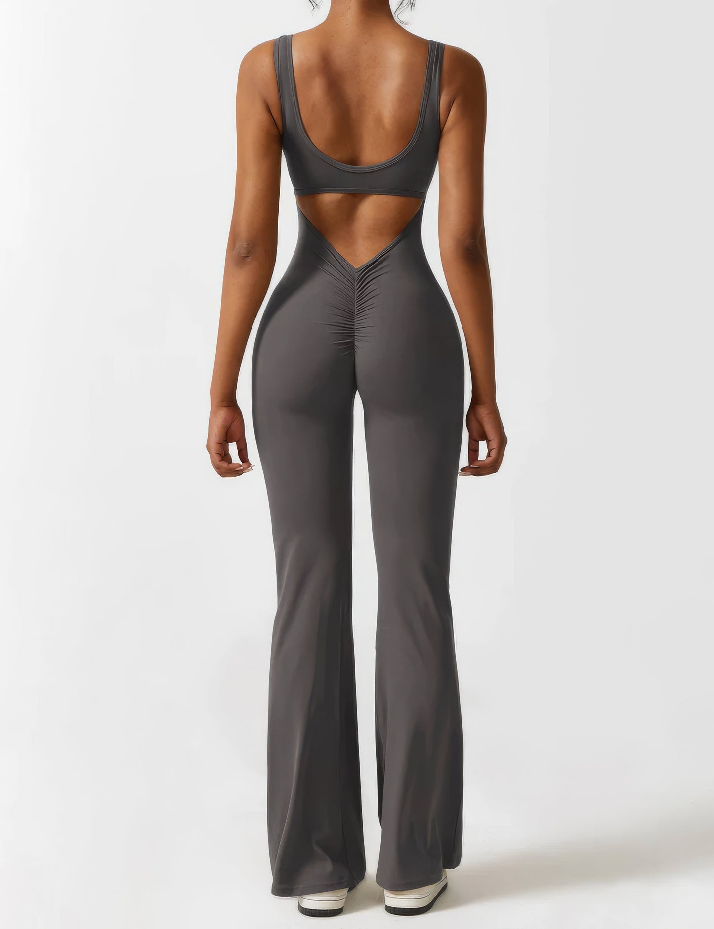 Jumpsuit with bell-bottoms