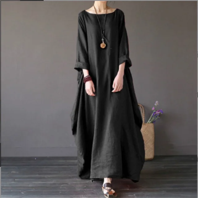 Long cotton dress