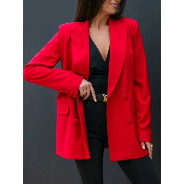 Women's Blazer Jacket - Chic & Stylish Design - Versatile for Office & Casual Wear - Trendy Blazer