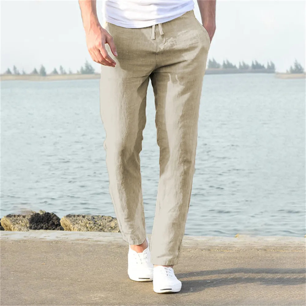 Breathable trousers for men