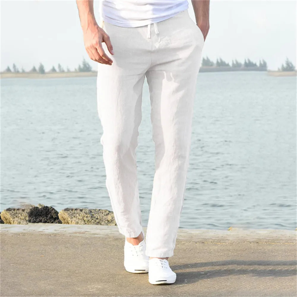 Breathable trousers for men